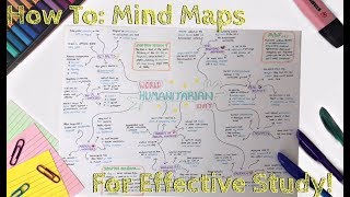 How to Make The PERFECT Mind Map and STUDY EFFECTIVELY  Eve [upl. by Llenehc]