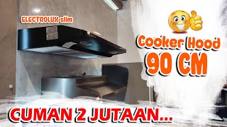 Review Cooker Hood Electrolux EFT9033K Slim 90 cm [upl. by Bibbie]