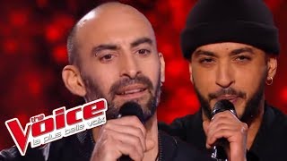 Queen – The Show Must Go on  Slimane VS François Micheletto  The Voice France 2016  Battle [upl. by Ikcir]