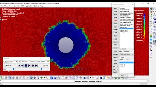 Rock blasting simulation using FEM SPH method [upl. by Lasser]