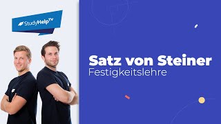 Flächenträgheitsmoment  Satz von Steiner  Rechteck Technische Mechanik StudyHelp [upl. by Pan856]