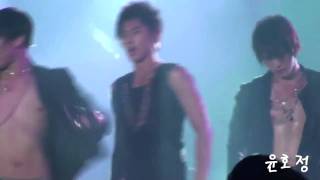 Fancam 東方神起 080815 SM Concert Rising Sun ユンホ [upl. by Elatsyrk]