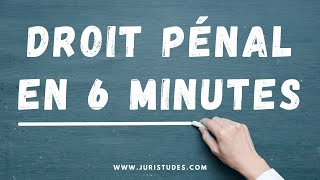 Comprendre le Droit Pénal en 6 minutes [upl. by Ynohtnaleahcim629]