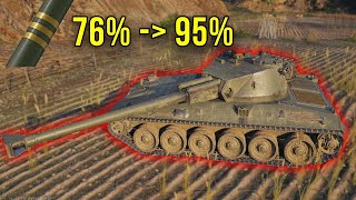 UDES 14 5  od 76 biegłości do 95  World of Tanks [upl. by Esyak]