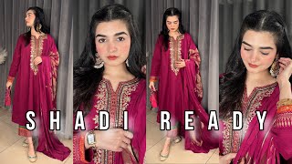 Shadi Ready In 5mins  Basic amp Easy Makeup Routine [upl. by Gomer]