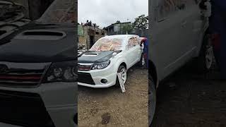 Part 1 subaru forester xt in for minor body works and repaintwe are Subaru expertsautomobile [upl. by Nial]