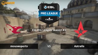 mousesports vs Astralis  ESL Pro League Season 3  dedust2 [upl. by Engenia379]