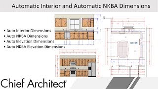 Automatic Interior and Automatic NKBA Dimension Tools [upl. by Adnahcal]