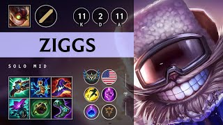 Ziggs Mid vs Kassadin Dominating  NA Challenger Patch 1416 [upl. by Ulrick]