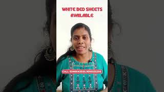 White bed sheets are available in sizes that suit every sleep preference hyderabadfurniture [upl. by Bohun]