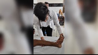 Ankle Clonus Reflex  Clinical Examination  Neurological Reflex  mbbs medical medicalstudent [upl. by Neidhardt524]