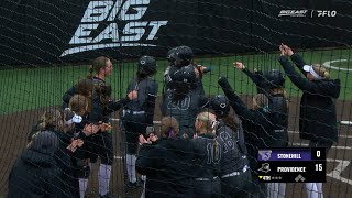 Friars Score 16 in Game 1 of Doubleheader Against Stonehill  HIGHLIGHTS [upl. by Isadore33]