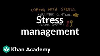 Stress management  Processing the Environment  MCAT  Khan Academy [upl. by Ger]