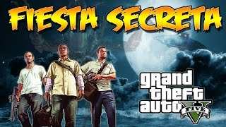 GTA V  LA FIESTA SECRETA EN LUNA LLENA [upl. by Olatha]