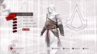 Assassins Creed II All Armor Capes and Robe Dyes [upl. by Gaskins6]