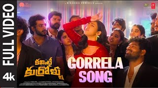 Full Video Gorrela Song  Committee Kurrollu Movie  Niharika Konidela  Yadhu Vamsi  Anudeep Dev [upl. by Noslien]