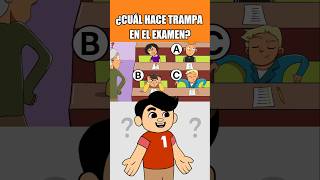 ¿CUÁL HACE TRAMPA EN EL EXAMEN quiz trivia [upl. by Arrim]