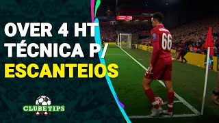 Técnica Over 4 Cantos Asiáticos HT Mercado de Cantos Bet365 [upl. by Akeit]