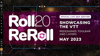 Roll20 ReRoll 2  VTT Redesign Shadowrun Candela Obscura and QampA [upl. by Lleinad]