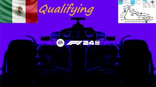 F1® 24 Mexico GP  Qualifying PS4 [upl. by Llehcram]