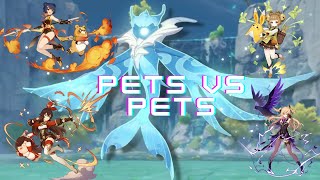 Genshin Impact Oceanid Boss pets VS Our Pets [upl. by Preciosa885]