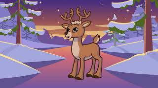 Santas Reindeer  Songs for children  Educational  Kids Songs  Nursery Rhymes [upl. by Kurman]