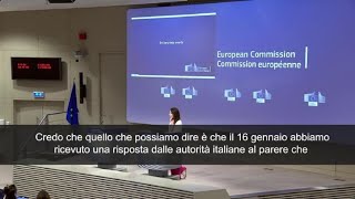 Balneari Commissione Ue quotIn stretto contatto con Italia su possibili soluzioniquot [upl. by Dara]