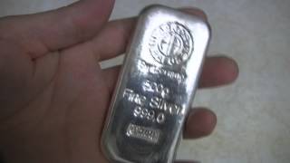 Argor Heraeus 500g Silver Bar Review [upl. by Zaccaria632]