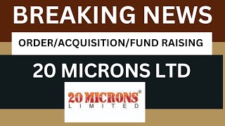 20 microns Breaking News  20 microns Latest News  20 microns share Target [upl. by Ecnerewal]