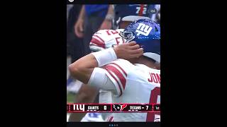 DANIEL JONES STINKS… Derek Stingley interception texans nygiants ￼ [upl. by Nerrual]