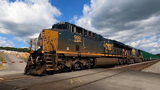 Beautiful RL K5HL from CSX 999 as X301 Meets P084 in Dumfries VA  6242024 [upl. by Atteselrahc431]