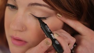 How To Apply Liquid Eyeliner for Beginners [upl. by Ellezig]