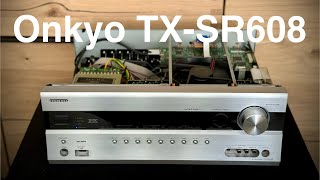 Onkyo TXSR608 Home theater receiver with 3Dready HDMI switching [upl. by Curtis]