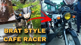 BAJAJ CT 125 Modified into CAFE RACER [upl. by Aivilo]