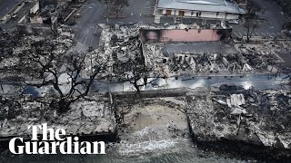 LAHAINA Maui  FRONT STREET Driving TOUR  8 Months after the FIRE [upl. by Assenej]