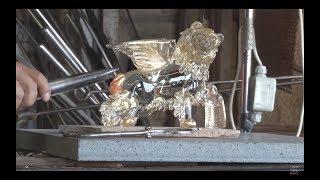 Murano Glass  The creation of the Glass Lion [upl. by Ednutabab]