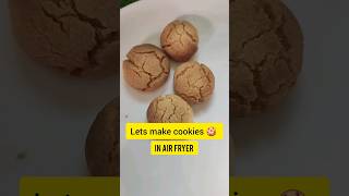 Air Fryer Nankhatai Biscuits Recipe  Simple cookies🍪 in Air Fryer biscuit cookies food shorts [upl. by Nalloh]