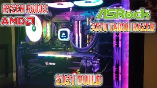 Ryzen 5900X and Asrock x570 Taichi Razer Upgrade [upl. by Drais]