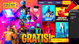 🔥 10 NUEVAS SKIN EN ACTUALIZACION TIENDA CUBO MAGICO GRATIS en FREE FIRE LATAM ANGELICALES BLANCOS [upl. by Veats]