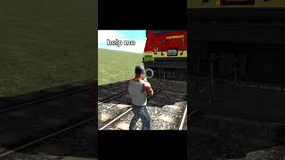 live train accident in indian bike driving 3d  shorts indianbikedriving3d gaming [upl. by Eruza]