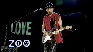 U2  Zoo Station  The Fly Zoo TV  Live From Madison 1992 Remastered [upl. by Adnolor]