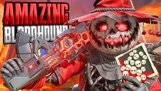 AMAZING Bloodhound 22 KILLS and 5338 Damage Apex legends Gameplay Season 19 [upl. by Anecuza]