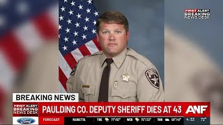 Paulding County deputy sheriff dies at 43 [upl. by Garris]