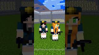 Hide N Seek Cute Police VS The 4 Friends  funnyshorts minecraftshorts minecraft fyp [upl. by Sharma161]