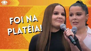 Primeira vez de Maiara e Maraisa no Faustão foi na plateia  Faustão na Band [upl. by Gneh330]