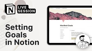 Setting Goals in Notion Notion Live Session [upl. by Suirred31]