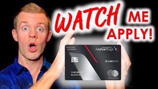 WATCH ME APPLY AAdvantage Aviator World Elite Business Mastercard 80K Miles [upl. by Theodoric]