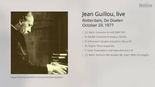 Jean Guillou Live 19771029 De Doelen Rotterdam  Praeludium und Fuge uber BACH F Liszt [upl. by Rodney]