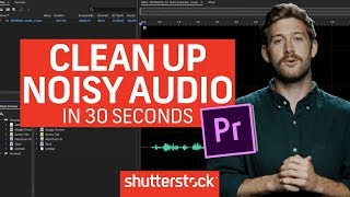 How To Clean Up Noisy Audio In Under A Minute  Video Editing Tutorials [upl. by Anazraf]