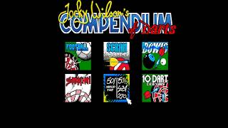 Jocky Wilsons Compendium of Darts  Commodore Amiga No Commentary [upl. by Einohtna]